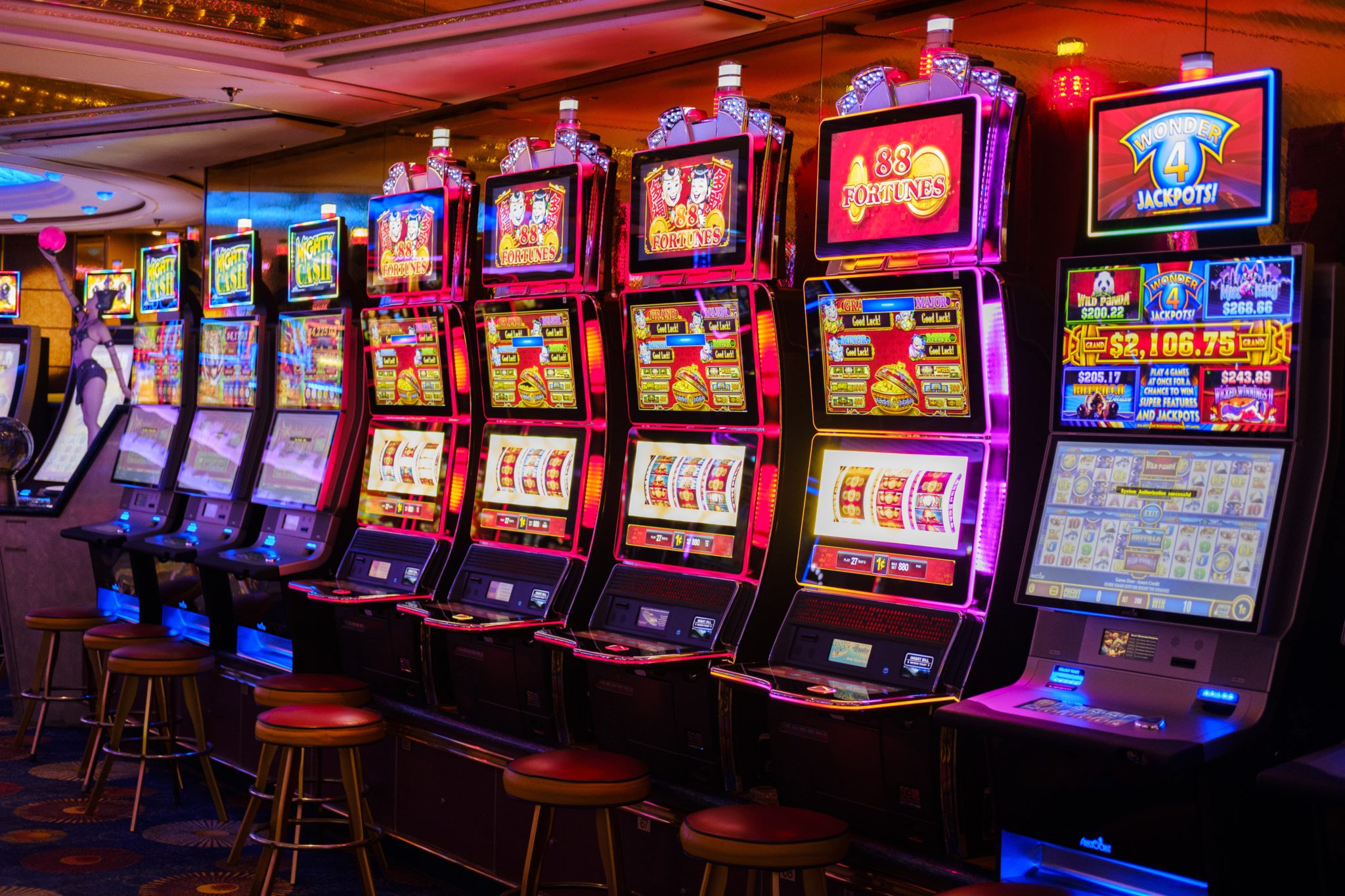 Representative photo of casino games