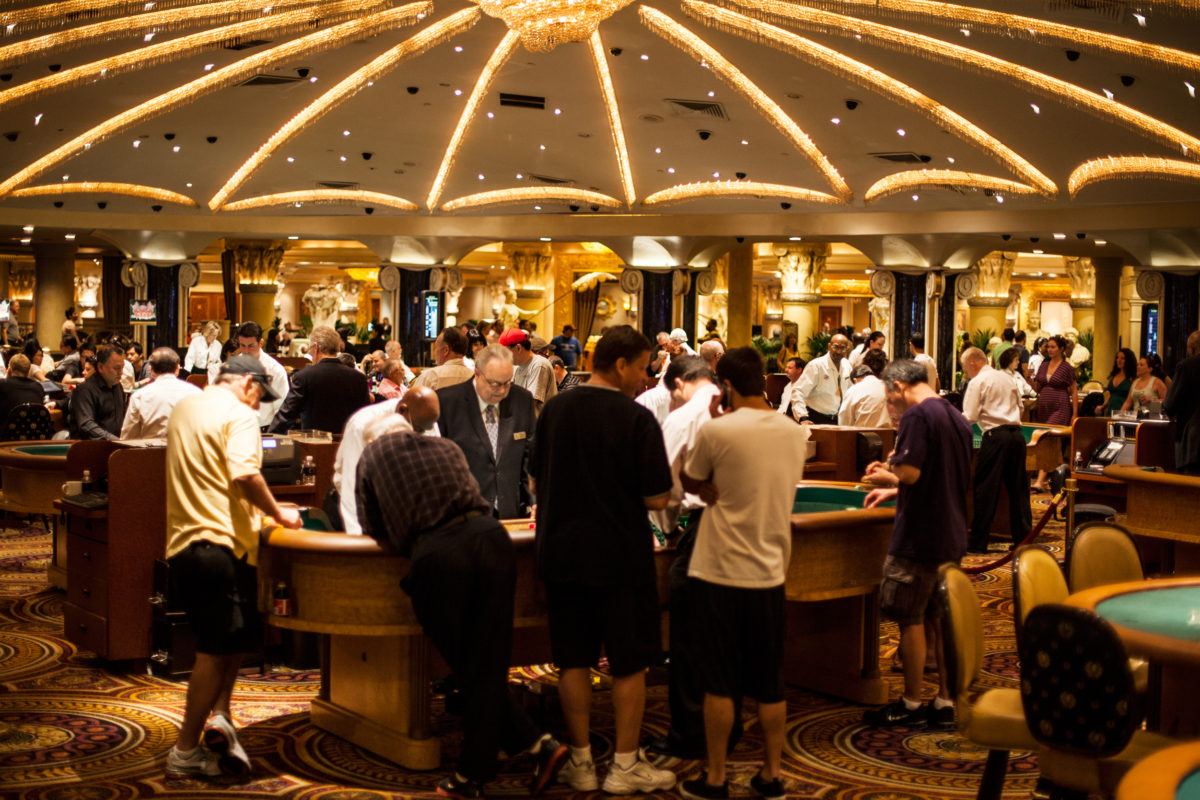 Table games at a Las Vegas casino © Dgareri | Dreamstime.com